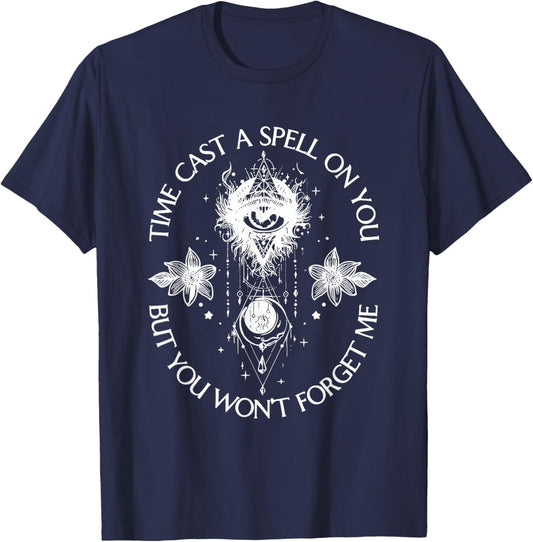 Time Cast A Spell On You But You Won't Forget Me Rock Band T-Shirt - T-Shirt | Navy