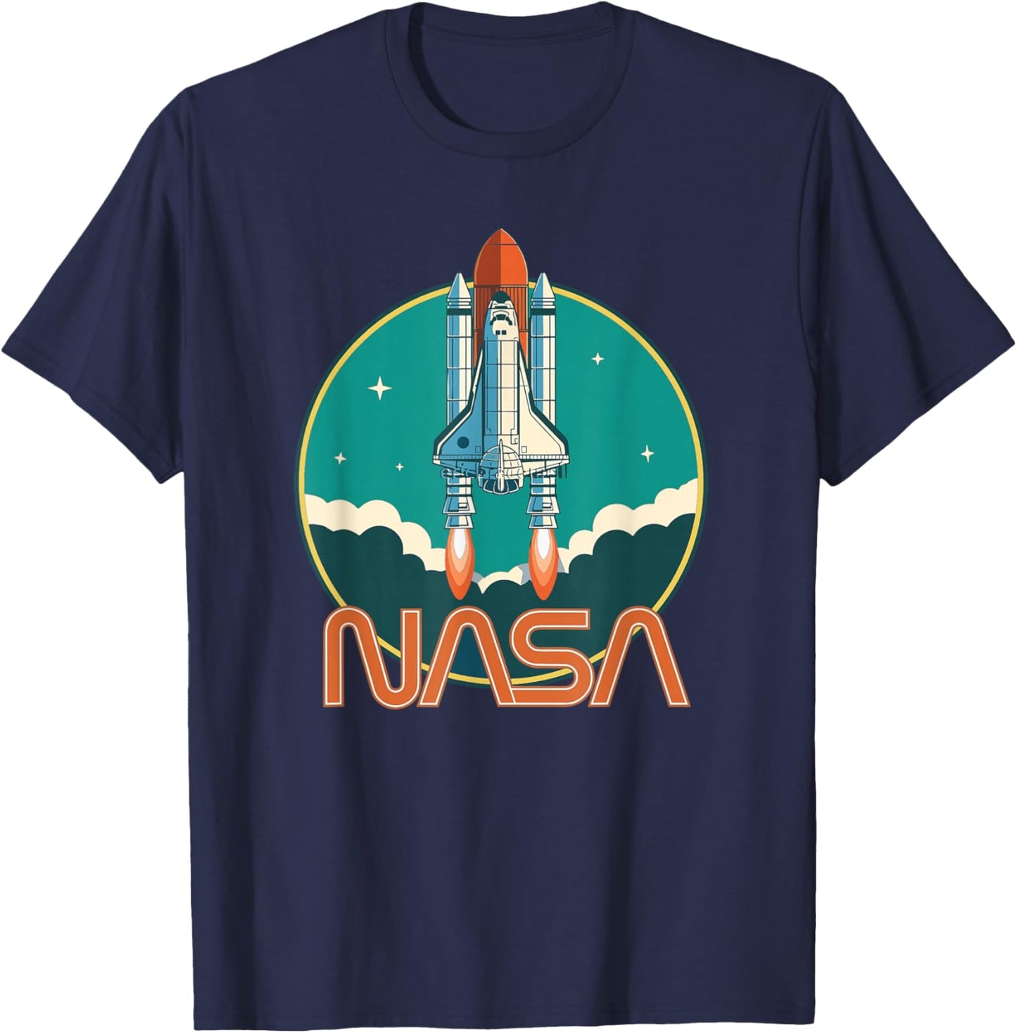NASA Artemis II NASA Space Shuttle Mission T-Shirt - T-Shirt | Navy