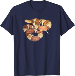 Broad-Banded Copperhead T-Shirt - T-Shirt | Navy