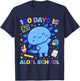 100 Days of School Axolotl 100th Day Boys Student Teacher T-Shirt - T-Shirt | Navy
