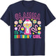 Glamma of The Birthday Girl Candyland Matching Family T-Shirt - T-Shirt | Navy