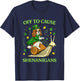 St Patricks Day Cavalier King Charles Spaniel Shenanigans T-Shirt - T-Shirt | Navy