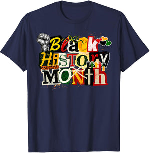 Black History Month Shirt Women T-Shirt - T-Shirt | Navy