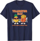 Transfer Day Sticky Vibes French Fries Relationship Humor T-Shirt - T-Shirt | Navy