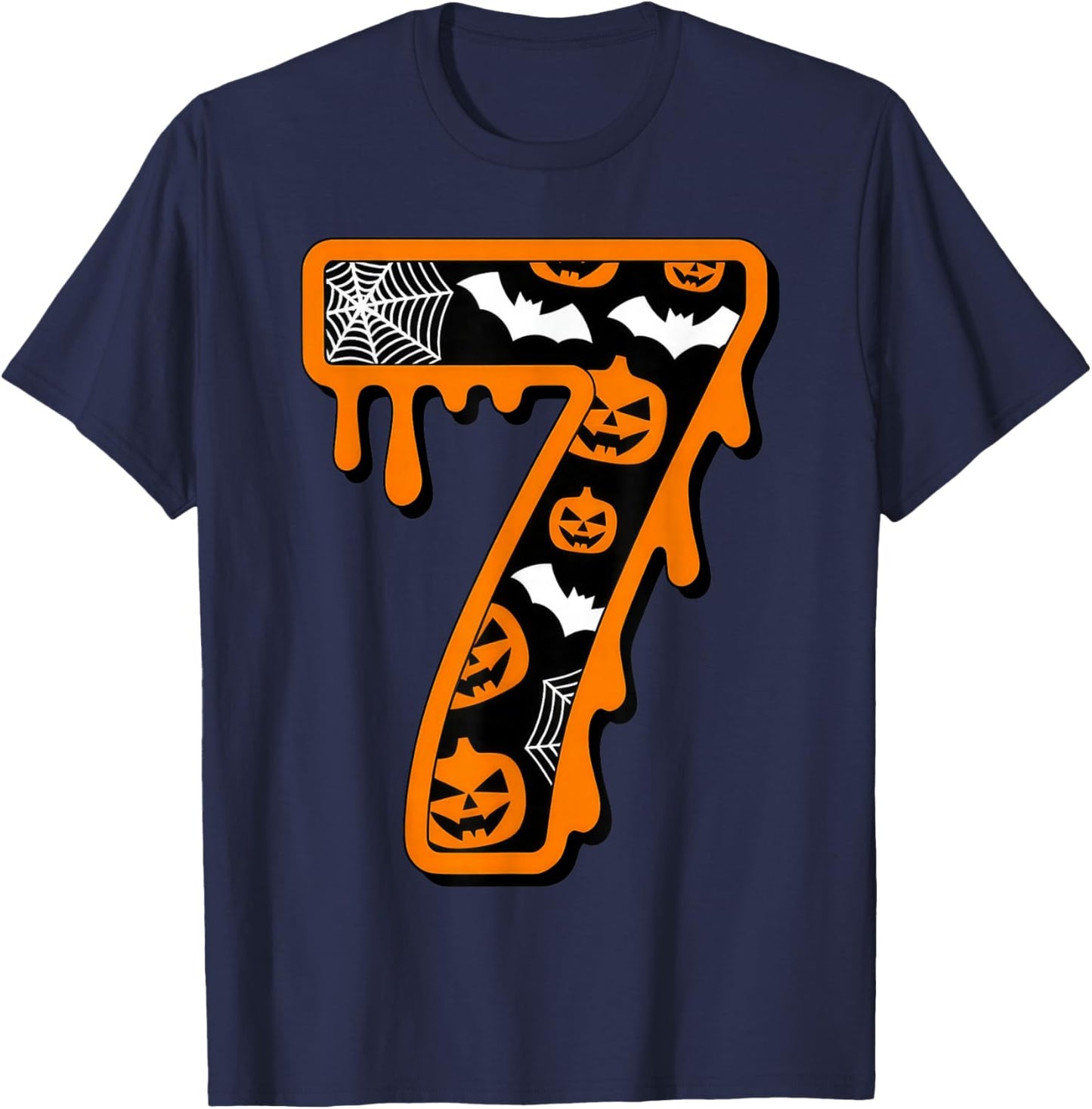 Couple Six Seven Meme 6 7 Halloween Costume T-Shirt - T-Shirt | Navy