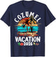 Cozumel Mexico 2026 Vacation Beach Matching Family Group T-Shirt - T-Shirt | Navy