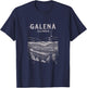 Vintage Galena Illinois Drawing Art Design T-Shirt - T-Shirt | Navy