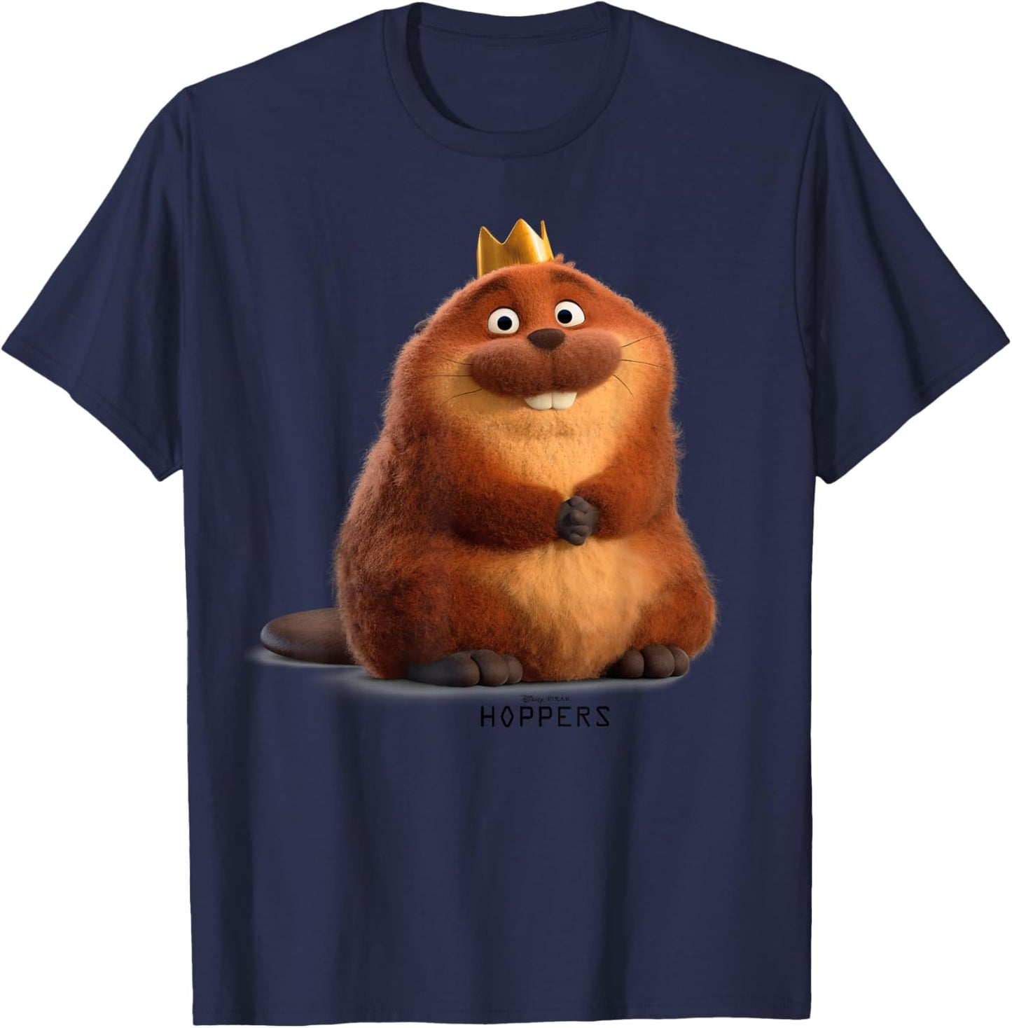 Disney Pixar Hoppers Happy Smile King George T-Shirt - T-Shirt | Navy