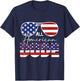 All American Dude 4th of July Patriotic Boys Kids Sunglasses T-Shirt - T-Shirt | Navy