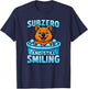 Cold Plunging Ice Bathing Quokka Subzero and Still Smiling T-Shirt - T-Shirt | Navy