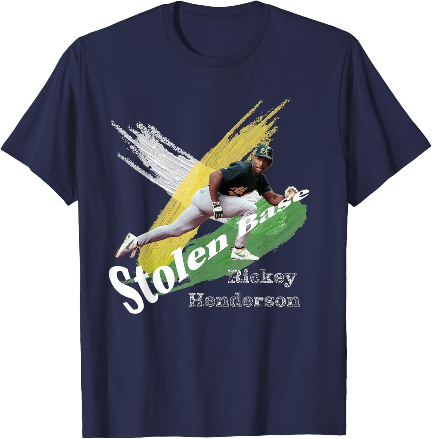 Rickey Henderson_001 T-Shirt - T-Shirt | Navy