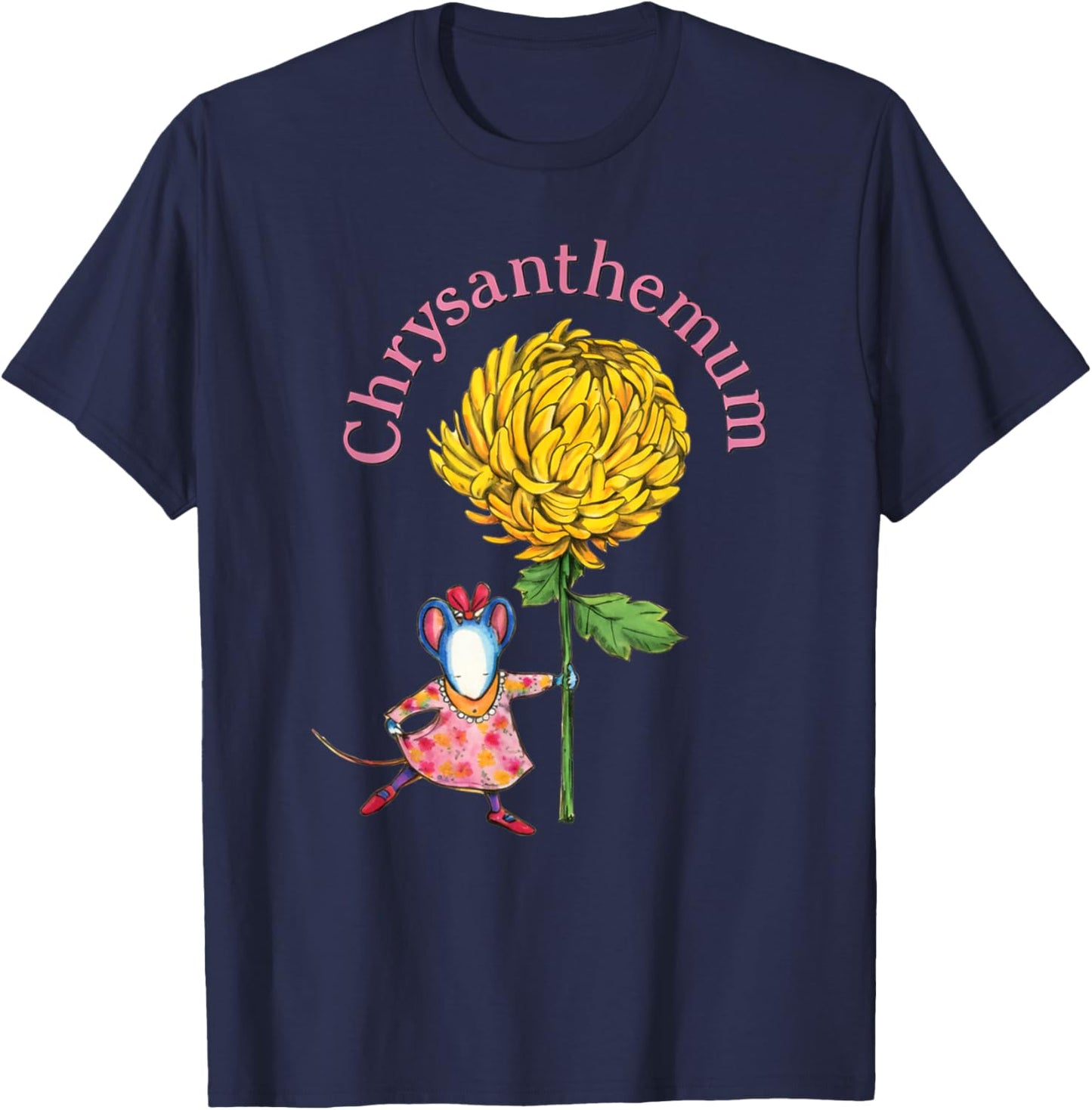 Chrysanthemum A First Day of School T-Shirt - T-Shirt | Navy