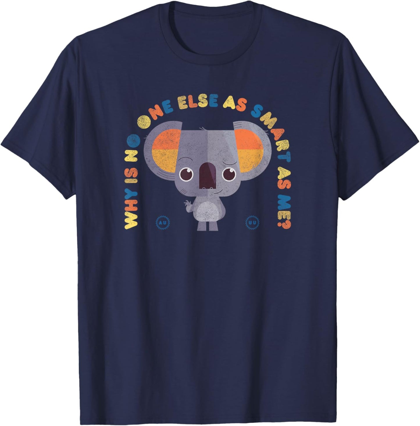 Back to The Outback Pretty Boy Text Arch T-Shirt - T-Shirt | Navy