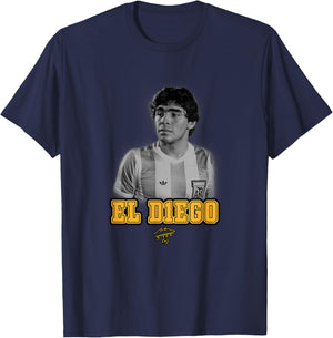 Maradona El Diego Argentina T-Shirt - T-Shirt | Navy