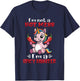 Unicorn I'm Not A Hot Mess I'm A Spicy Disaster T-Shirt - T-Shirt | Navy