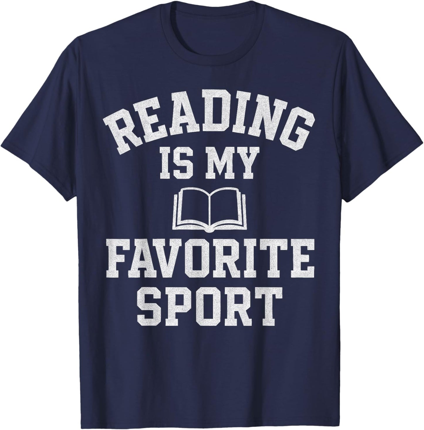 Funny Book Lover Reading for Teachers Students Librarians T-Shirt - T-Shirt | Navy