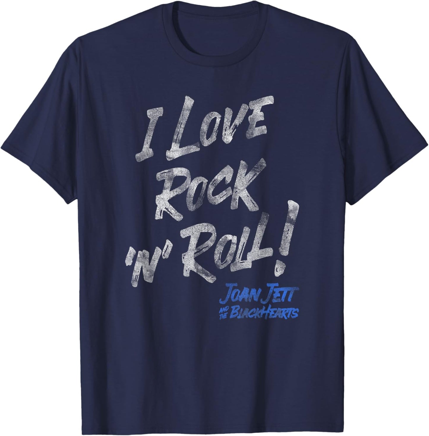Joan Jett and The Blackhearts - I Love Rock 'n' Roll T-Shirt - T-Shirt | Navy