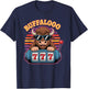 Buffalo Casino Slot Machine Jackpot Gamblers Vegas Poker T-Shirt - T-Shirt | Navy