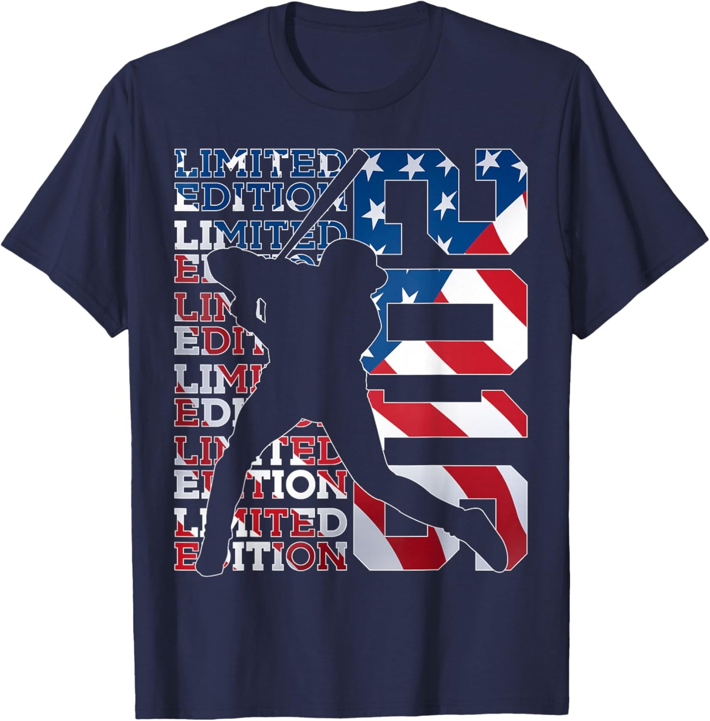 Limited Edition 2016 Baseball 10TH Birthday T-Shirt - T-Shirt | Navy