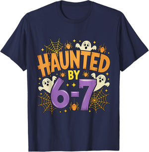 Haunted by 67 Funny Halloween T-Shirt - T-Shirt | Navy