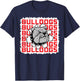 Bulldog Women Kids Boys Girls Youth Men Teen T-Shirt - T-Shirt | Navy