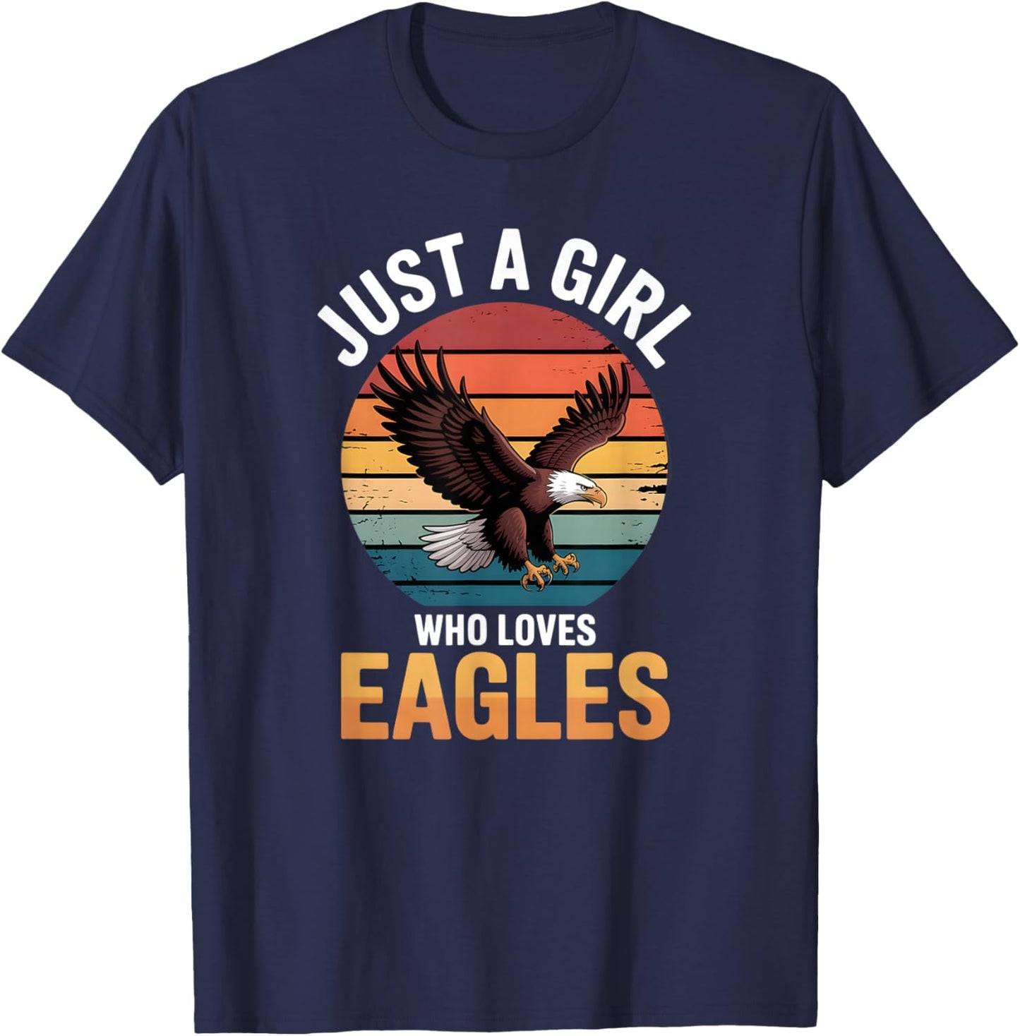 Girls Eagle T-Shirt - T-Shirt | Navy