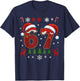 HUGvyn Funny 67 Six Seven Squad Meme Christmas Ugly Sweater T-Shirt - T-Shirt | Navy