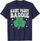 Saint Paddy Baddie Funny St. Patrick's Day Party T-Shirt - T-Shirt | Navy