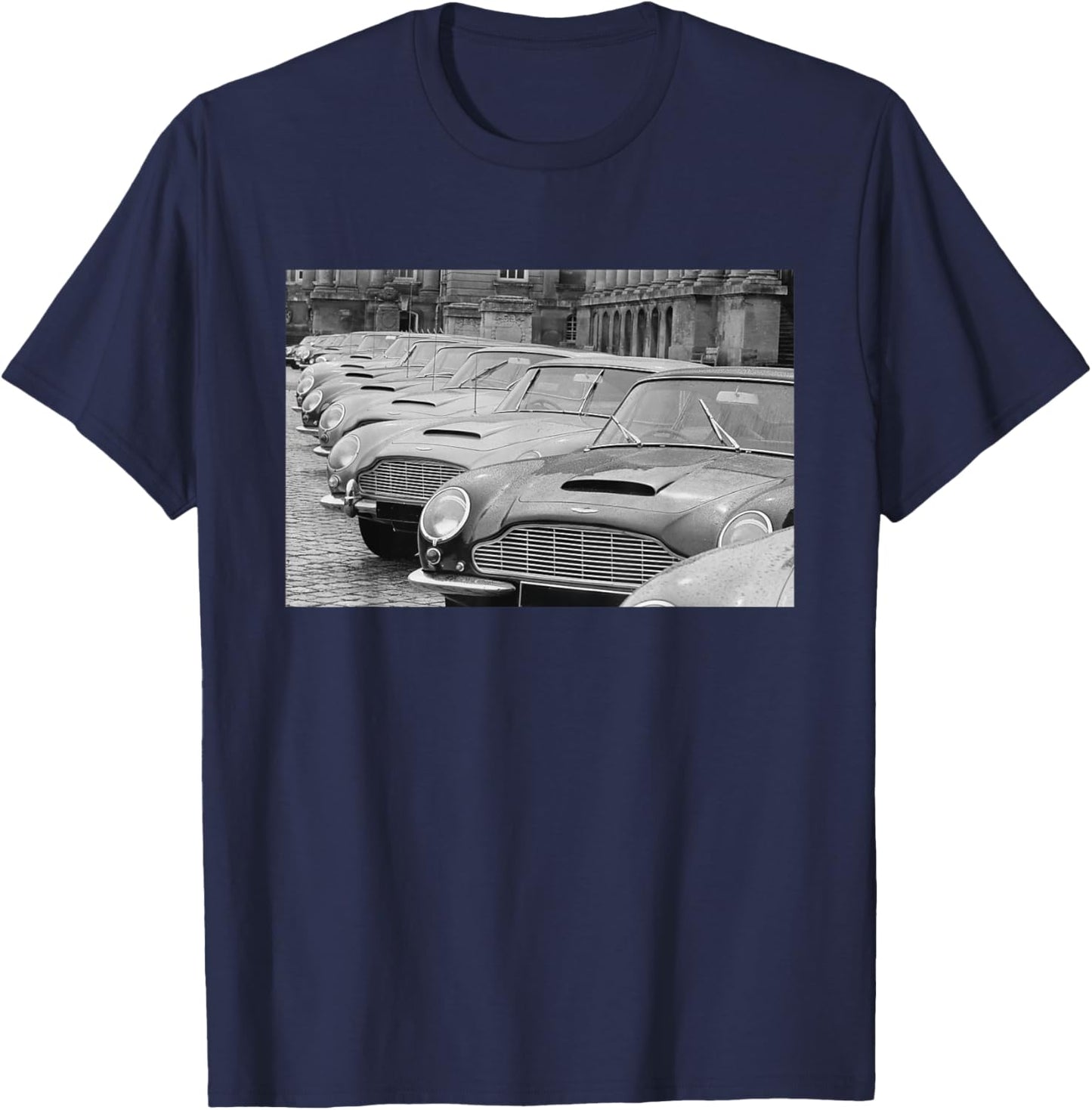 Aston Martin Cars On Display Bond 1967 T-Shirt - T-Shirt | Navy