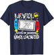 Level Unlocked Game Controller 101 Days School 100 Days T-Shirt - T-Shirt | Navy