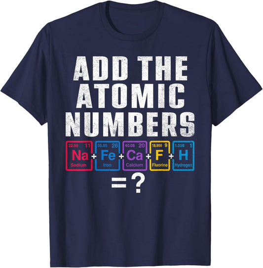 Vintage 67 Six Seven Meme Matching Elements Periodic Table T-Shirt - T-Shirt | Navy