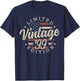 Vintage 1999 Limited Edition USA Flag 26th Birthday T-Shirt - T-Shirt | Navy