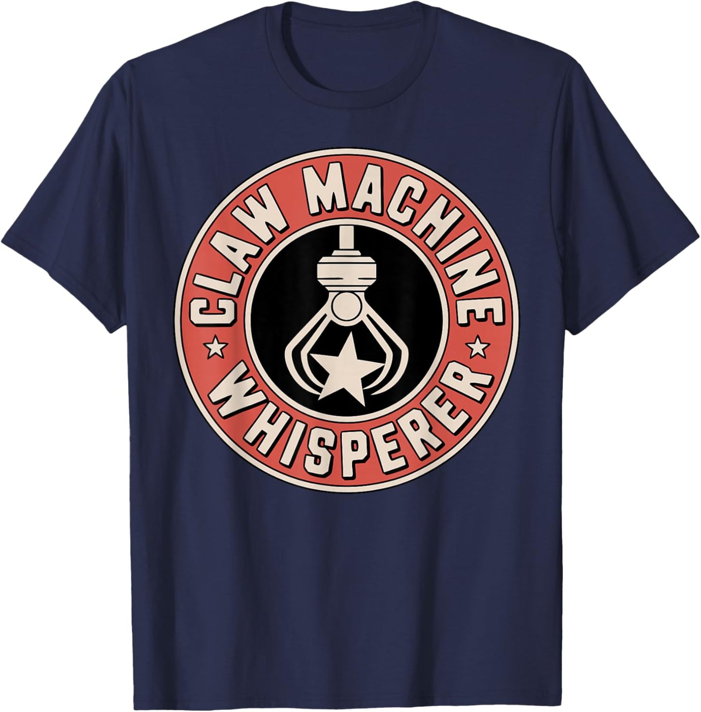 Funny Arcade Claw Machine T-Shirt - T-Shirt | Navy