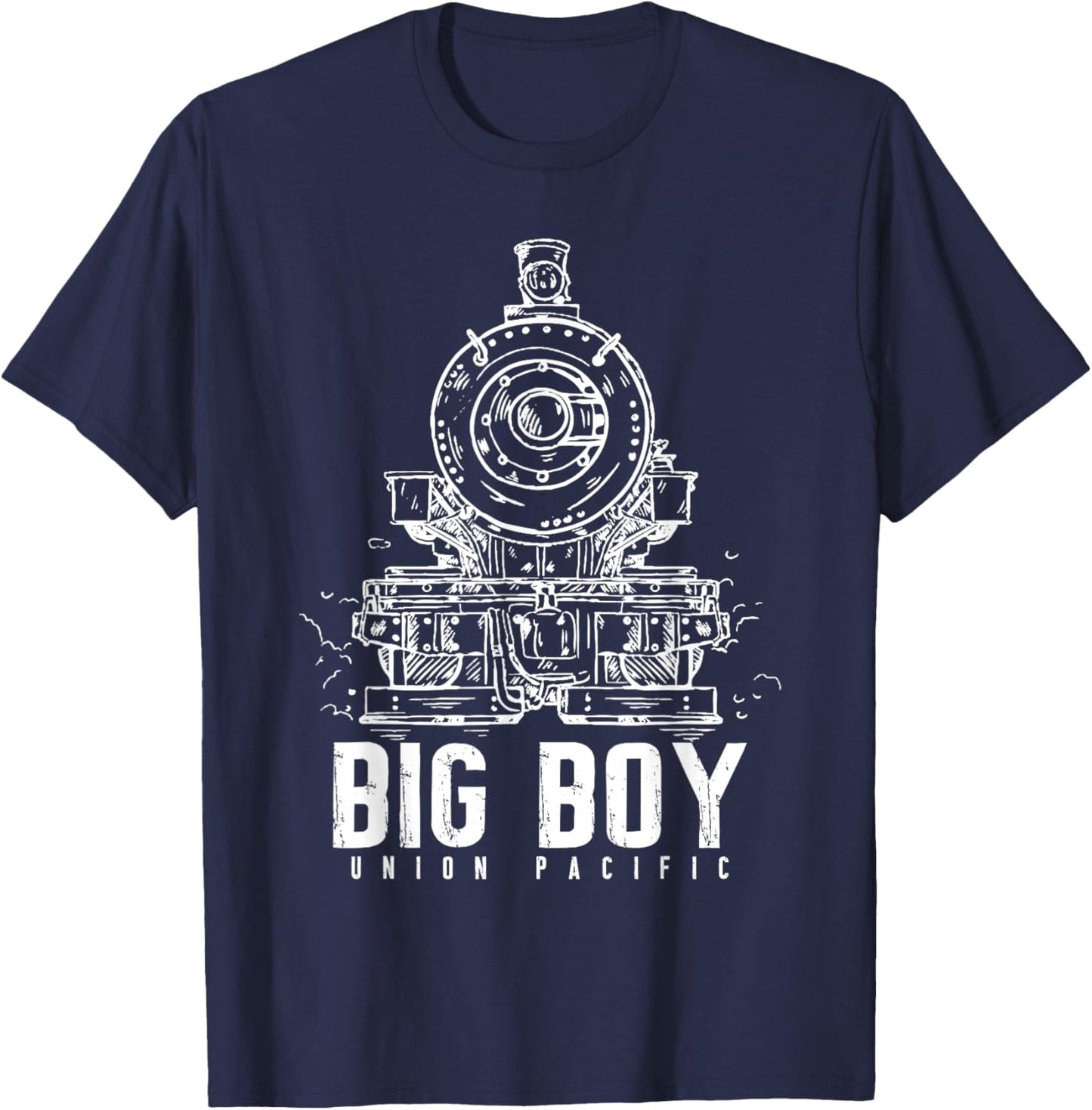 Union Pacific Rail Trail Funny Union Rail Trail Boy 4000 T-Shirt - T-Shirt | Navy