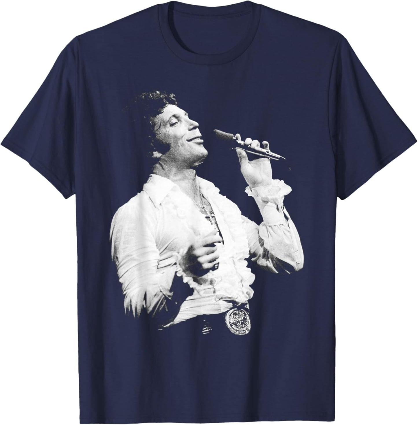 Tom Jones Live Rescue Me Era 1979 T-Shirt - T-Shirt | Navy
