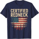 Redneck 4th of July Freedom American Flag T-Shirt - T-Shirt | Navy