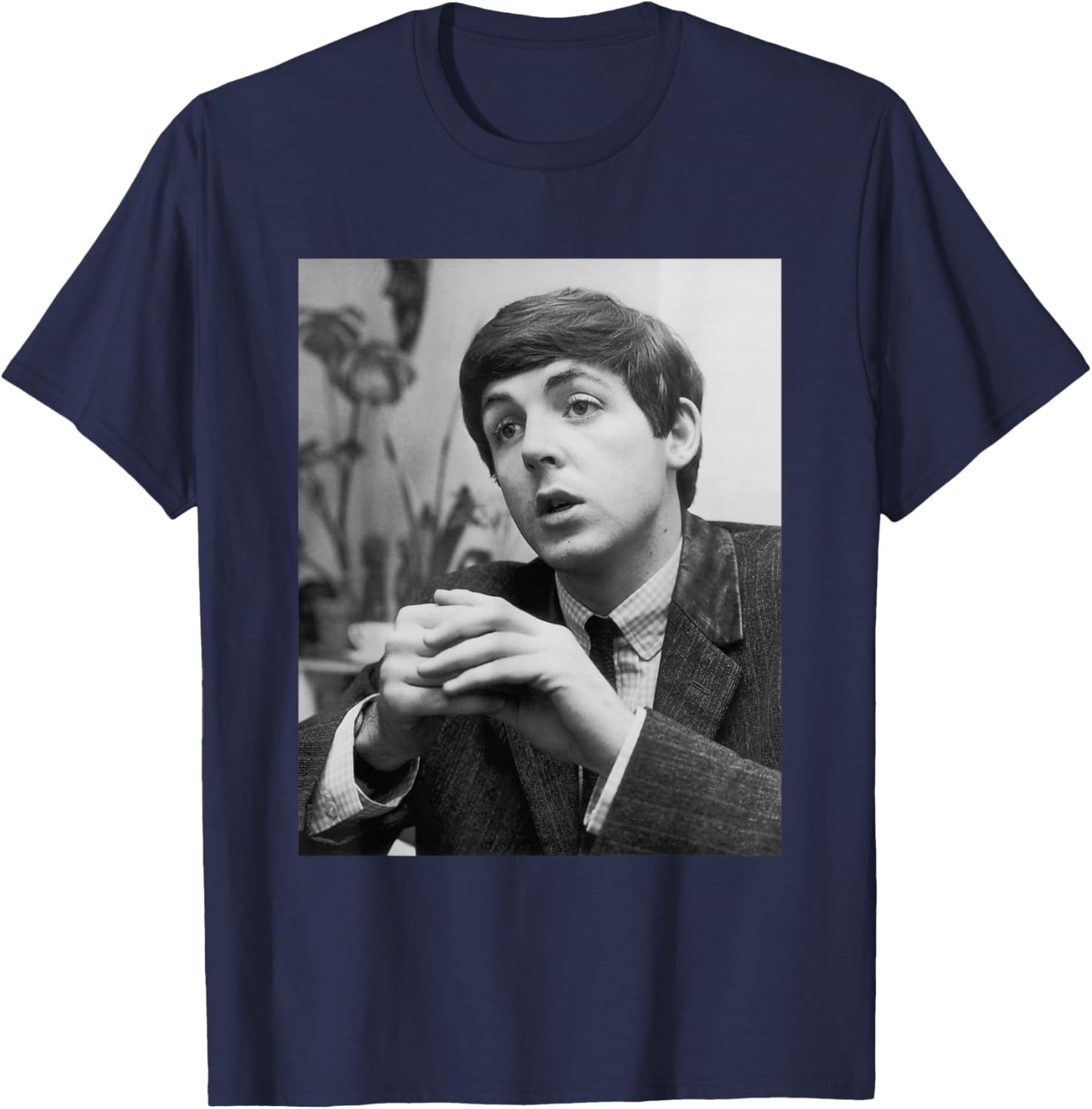 Paul McCartney The Beatles Interview Beatlemania 1963 T-Shirt - T-Shirt | Navy