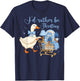 Funny I’d Rather Be Thrifting Cute Silly Goose Duck Coquette T-Shirt - T-Shirt | Navy