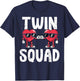 Valentines Day Hearts Twin Squad Fist Bump Men Women Kids T-Shirt - T-Shirt | Navy