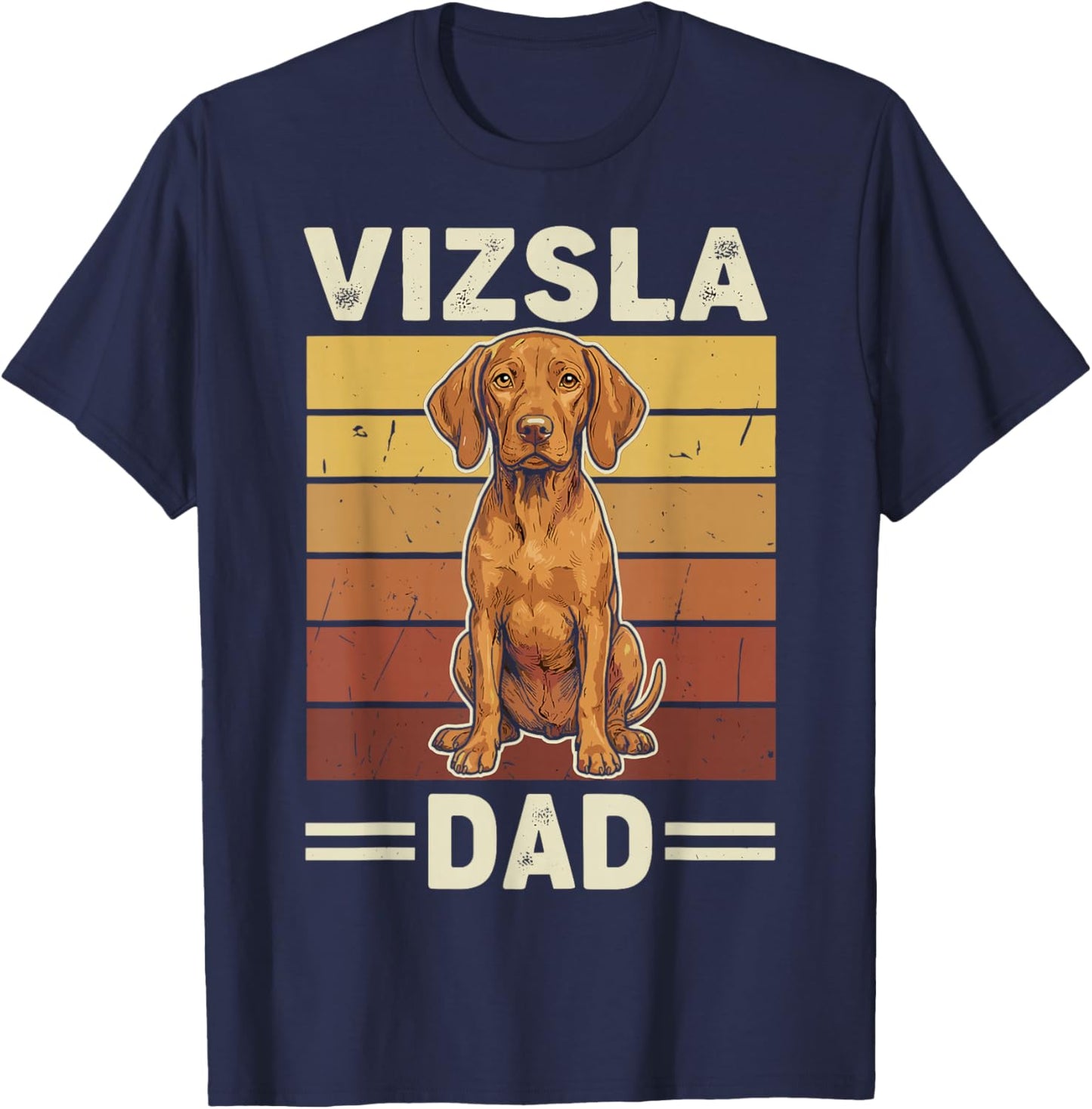 Vizsla Dad T-Shirt - T-Shirt | Navy