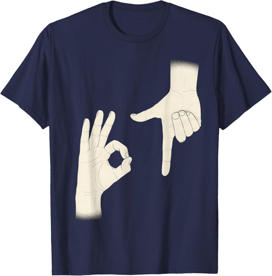 67 Meme Hands 6 7 Six Seven 6-7 Teen Boys Kids T-Shirt - T-Shirt | Navy