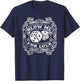 Blow Me for Luck Vintage Dice Gambling T-Shirt - T-Shirt | Navy
