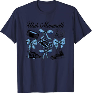 Bows White NHL Officially Licensed T-Shirt - T-Shirt | Navy