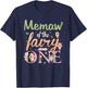 Memaw of The Fairy One 1St Birthday Girl Family Matching T-Shirt - T-Shirt | Navy