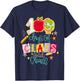 Funny 100 Days of Class and Chaos Teacher 100 Days of School T-Shirt - T-Shirt | Navy