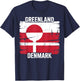 Greenland Denmark Flag United Stand Together Support Freedom T-Shirt - T-Shirt | Navy