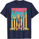 Ice Hockey Ice Cream Drip Boys American Flag Youth Players T-Shirt - T-Shirt | Navy