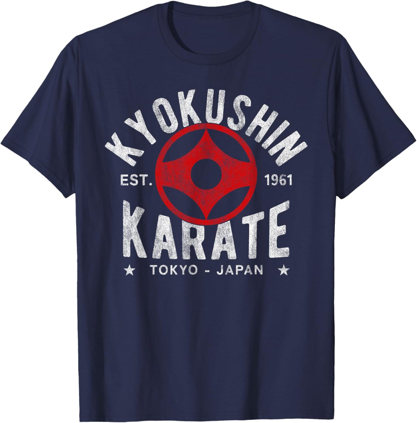 Kyokushin Karate Do Martial Arts Japan Tokyo Vintage T-Shirt - T-Shirt | Navy