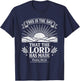 This is The Day That The Lord Has Made Psalm 118:24 Bible T-Shirt - T-Shirt | Navy