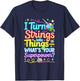 Knitting T-Shirt - T-Shirt | Navy
